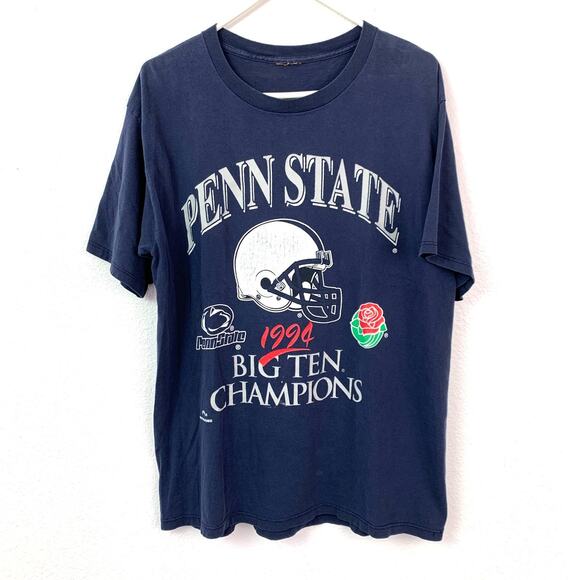 Vintage Penn State 1994 Big Ten Champions T-Shirt Chest 44" Large - Picture 1 of 7